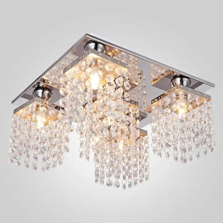 

TomDa-Surface Mounted Ceiling Light Crystal Modern 5 Lights