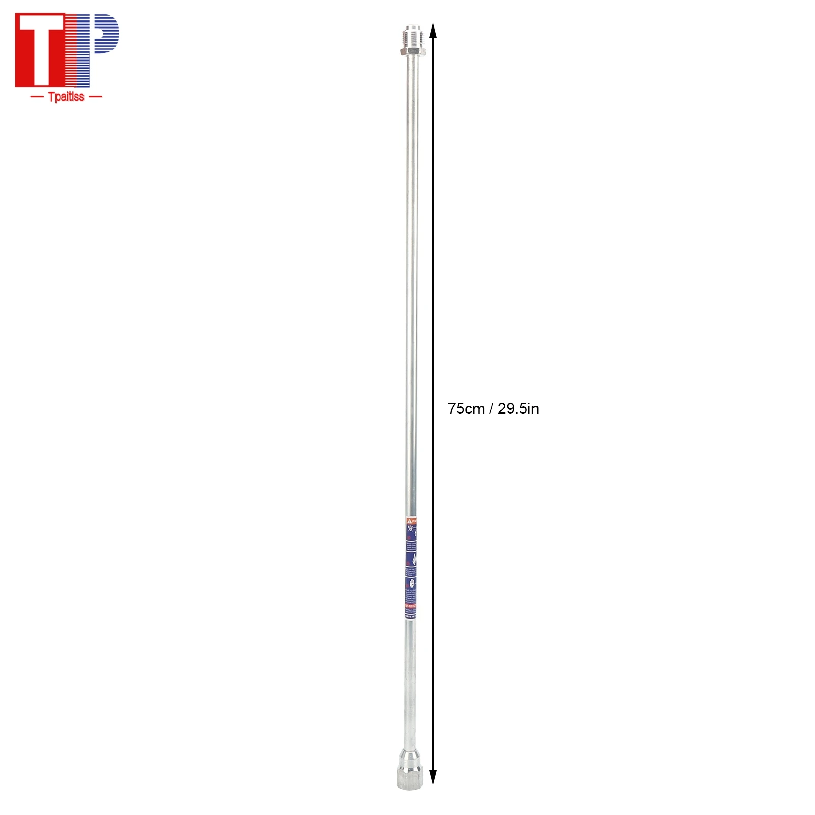 Tpaitlss 75 ซม.Sprayer Gun EXTENSION Rod Universal สีสเปรย์ปืน TIP EXTENSION POLE Rod เครื่องมือคู่มืออุปกรณ์ฮาร์ดแวร์