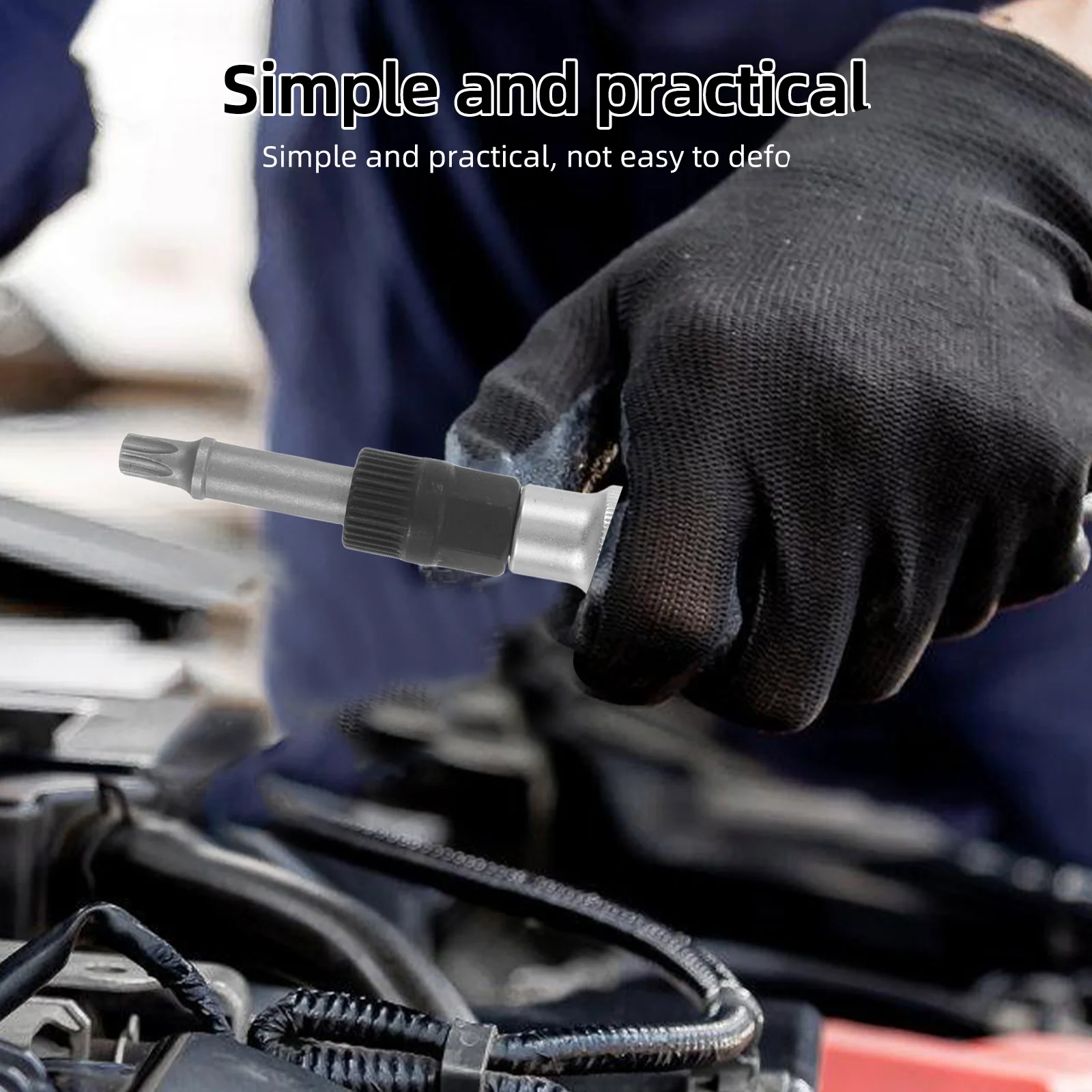 

Metal Generator Belt Pulley Wrench For Crankshaft Pulley Removal Automotive Mechanic Tool Engine Parts Repair Kit