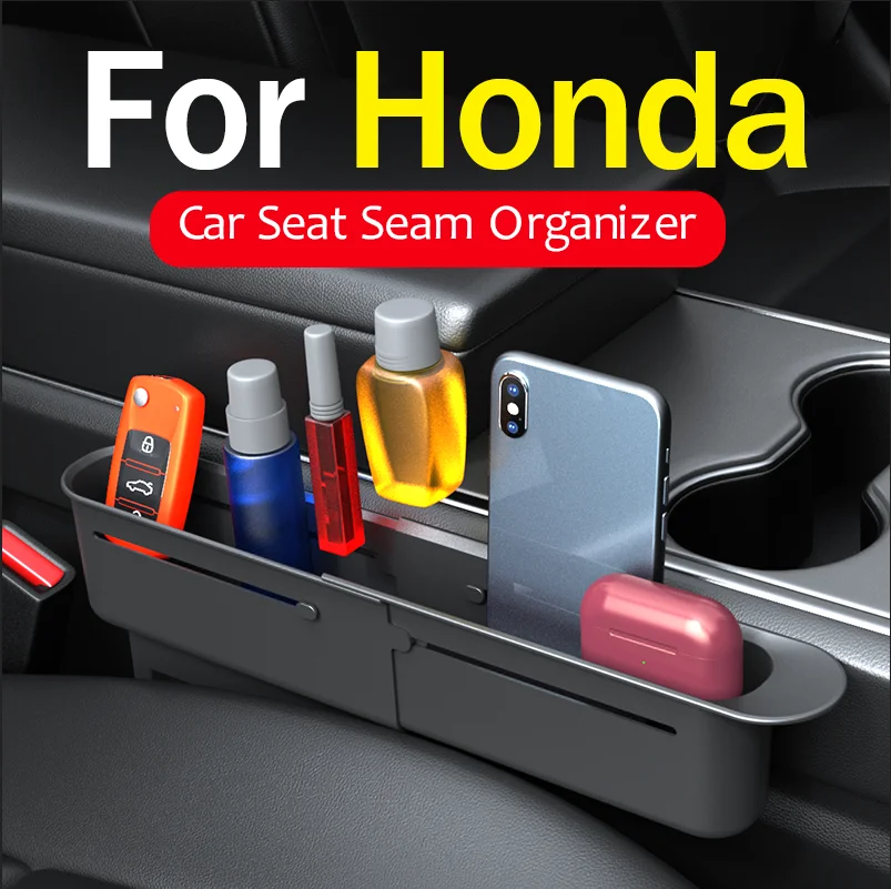 

Fit For Honda Car Seat Accessory Seam Organizer Seat Storage Seam Filler Clip For Cell Phone Car Storage Boxes Accessories