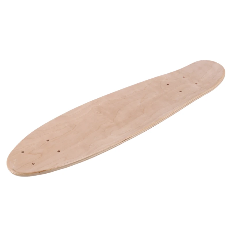 22Inch Blank Skateboard Deck Natural 55.5X15cm Maple Banana Sliding Cruising Skating Single Rocker Board DIY Decks