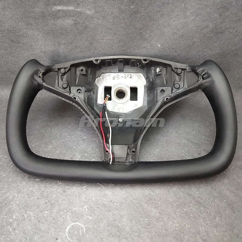 High Quality Full Leather For Tesla Model S Model X Custom Sport YOKE Steering Wheel Customized