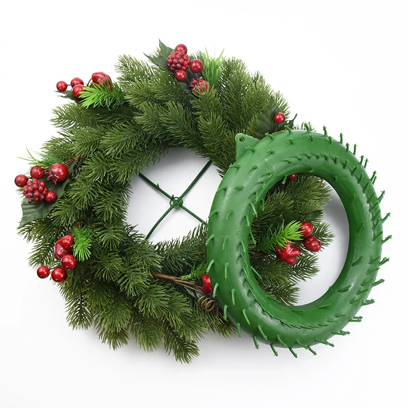 Künstliche Pflanzen, Weihnachtsbaum, Raumdekoration, Hängende Hochzeitskränze, Blumenkränze, Wohnaccessoires, Girlanden, Handarbeiten – Detail 7