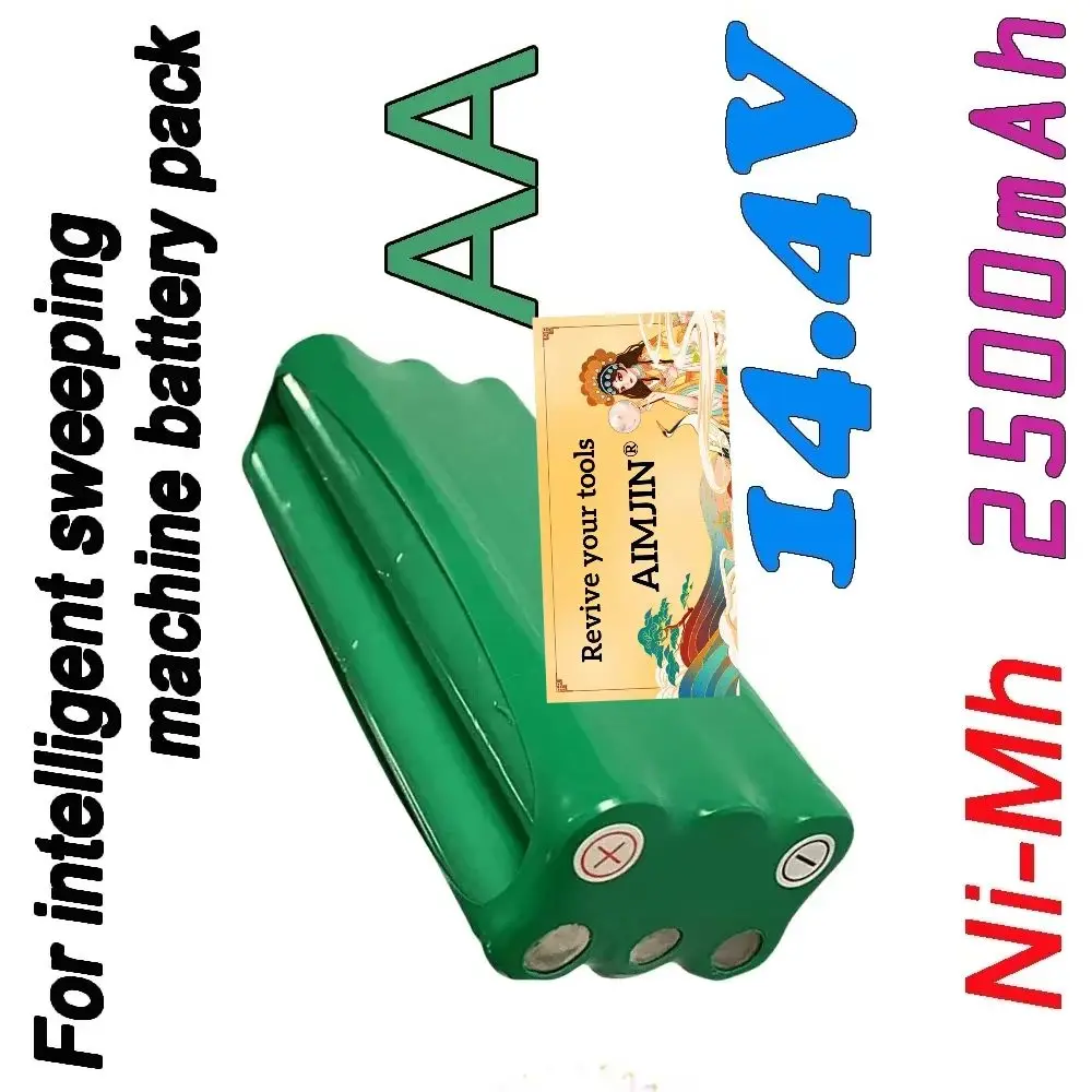 

Rechargeable 14.4v Ni-MH AA 2500mah Battery Pack For Papago S30C Intelligent Sweeping Robot VONE T285D Cleaner