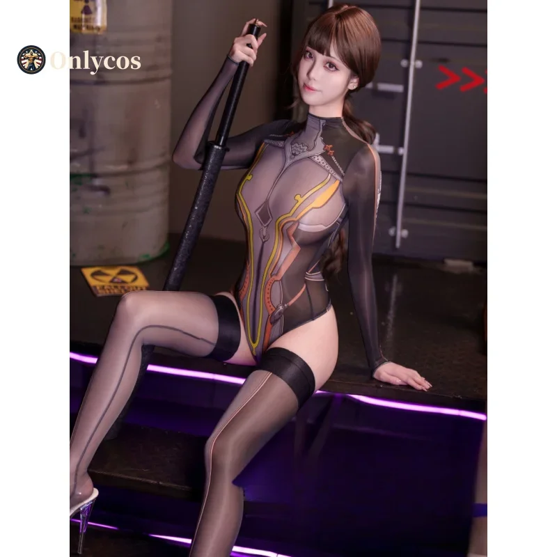 Stellar Blade Eve Cosplay Costume 3D Jumpsuit Catsuit Sexy Women Zentai Female Halloween Party Bodysuit Onlycos