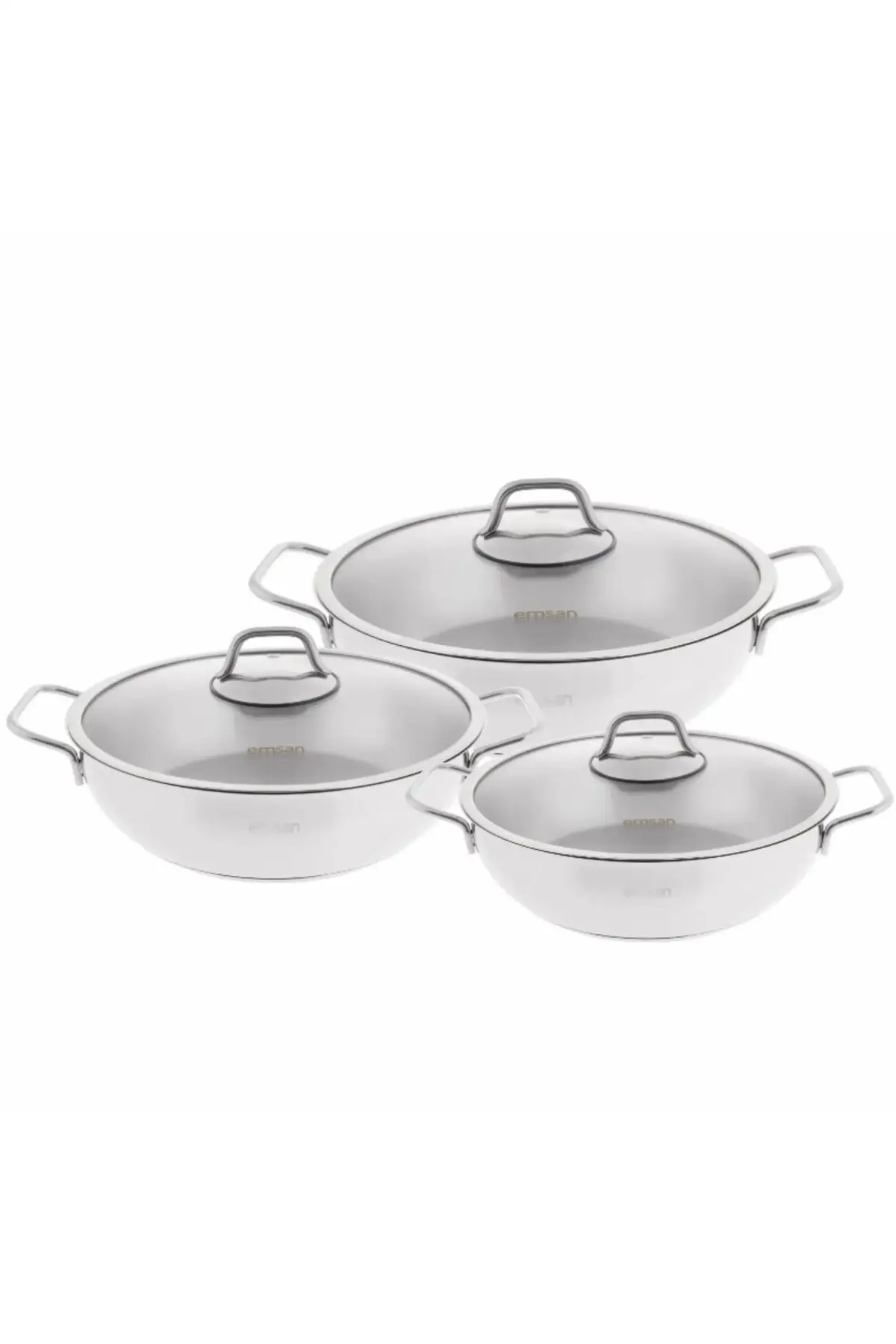 DOLBOVI Kilyos 6 piece steel Sahan Cookware Set Cookware Set Cookware