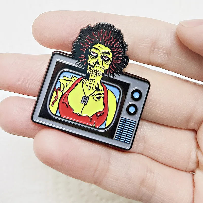 Japanese Anime Horror Zombie Movies Lapel Pins Backpack Jeans Enamel Brooch Pin Women Fashion Jewelry Gifts Cartoon Badges