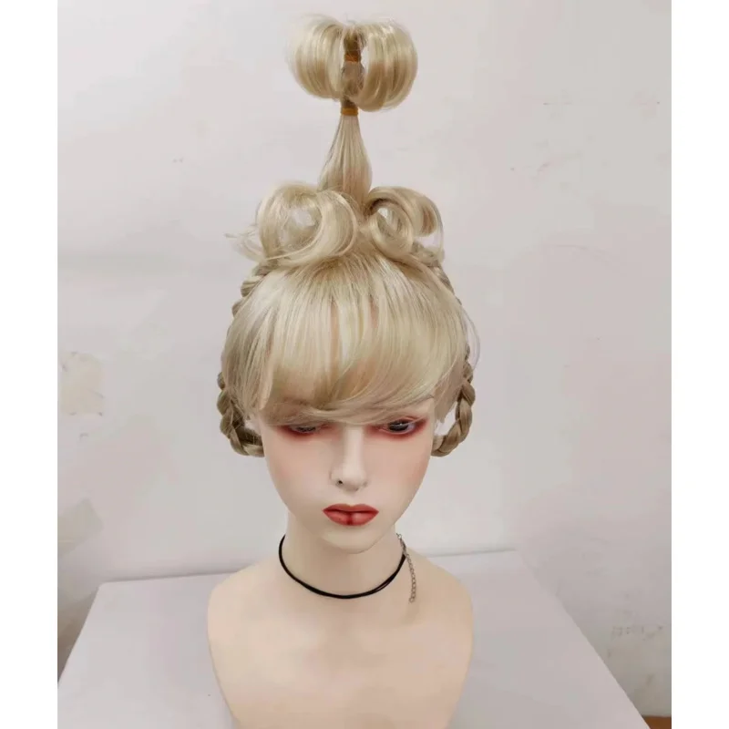 qwerrtyu. 123456 تأثيري الشعر الأخضر الوحش غرينش سيندي لعبة أنيمي لعب الأدوار شعر مستعار خوسيه حفلة Wigasdffghjk 987764