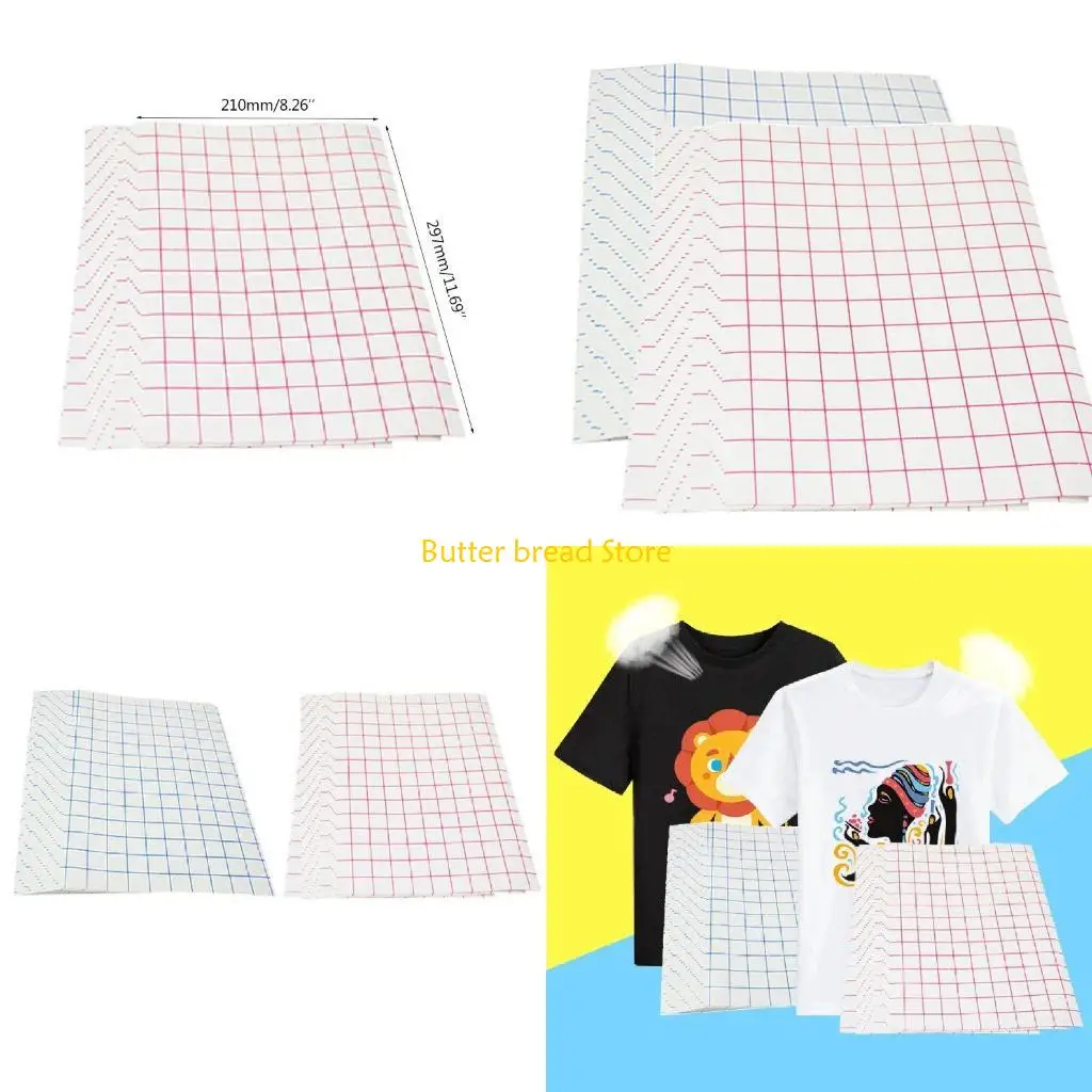 

W89C 10 Pcs Sublimation Heat Transfer Paper for Polyester Cotton T-Shirt Cushion Cloth Phone for Case Printing Design Easy to