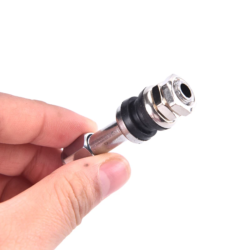 New Car Tire Valve 4pcs TR48E Bolt-in Car Tubeless Wheel Tire Valve Stem Dust Cap Cover Vehicle Stainless Steel Valve Stems Hot