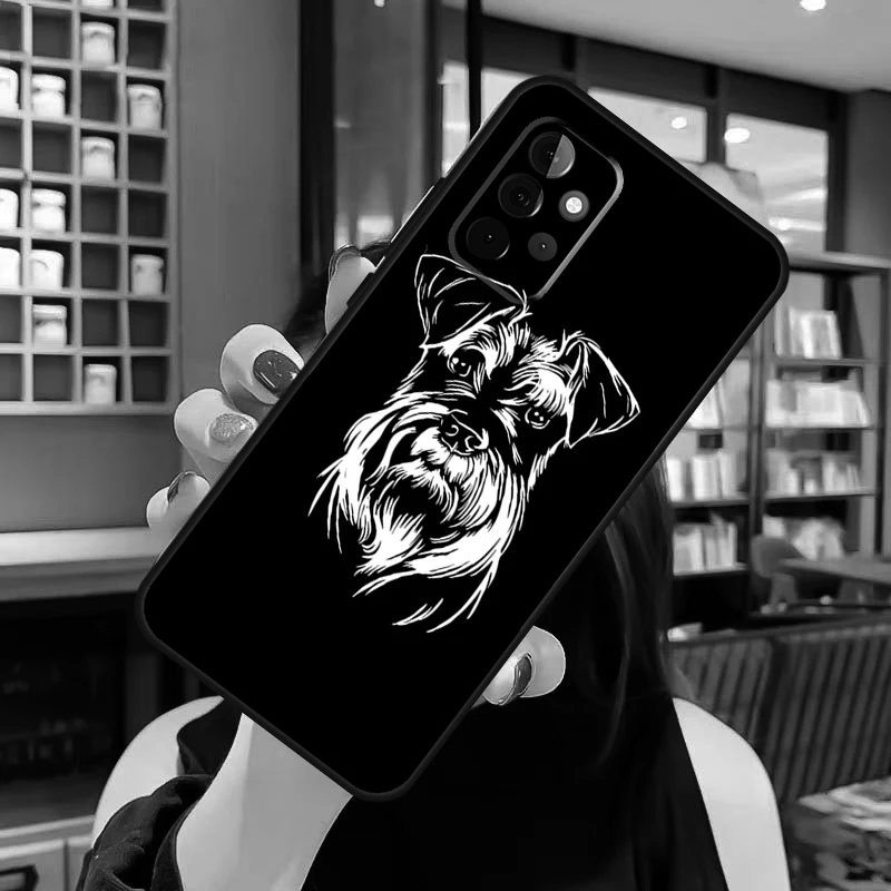 الكرتون شنوزر الكلب القضية لسامسونج غالاكسي A14 A34 A54 A52S A12 A22 A32 A52 A72 A13 A33 A53 A73 A31 A51 A71