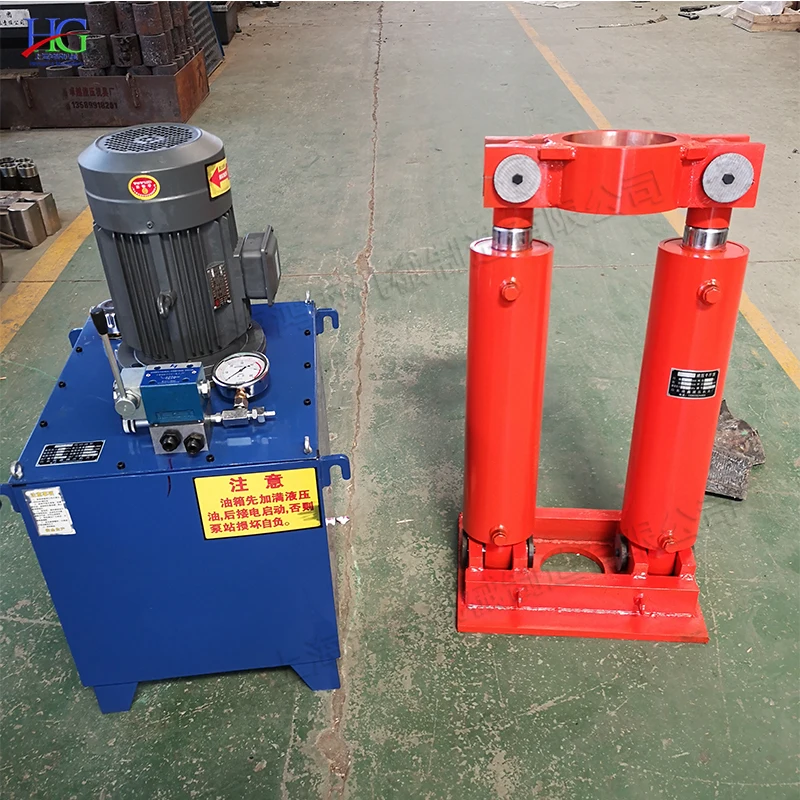 Small portable hydraulic pipe extractor drilling and chiseling machinery supporting equipment drilling casing extractor