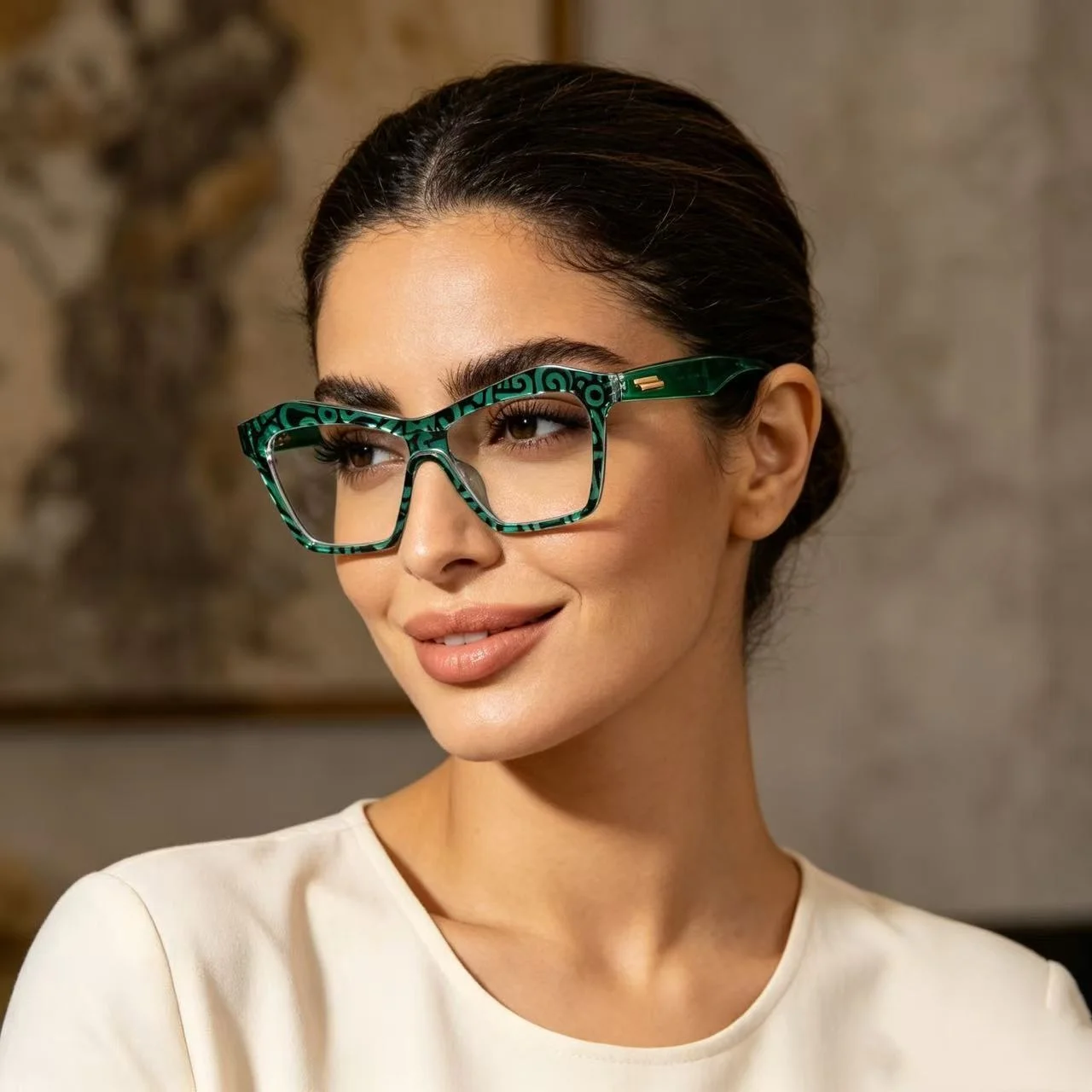 Anti-reflection Reading Glasses For Women Blue Light Blocking Glasses Optical Lenses With Recipe 0  To 6.0