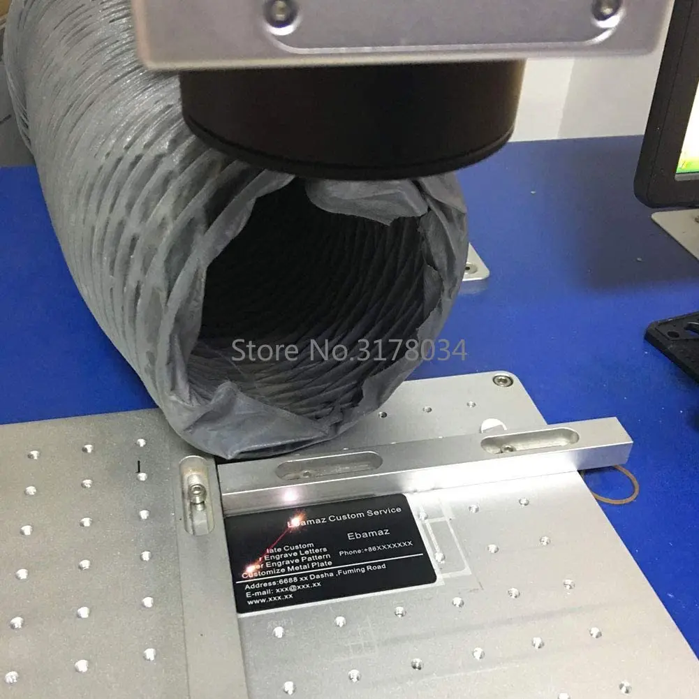 10 개/갑 304 스테인레스 스틸 두꺼운 0.8mm 블루 금속 명함 공백 카드 고객 레이저 조각 DIY 선물 카드