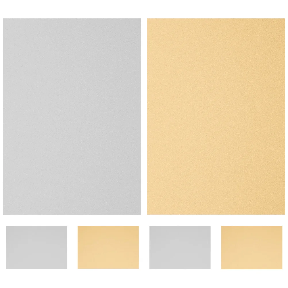 

6 Pcs 20x15cm Pearl Silver Sublimation Metal Board Blanks Aluminum Photo Frame DIY Craft Supplies Bulk Sign Sheets