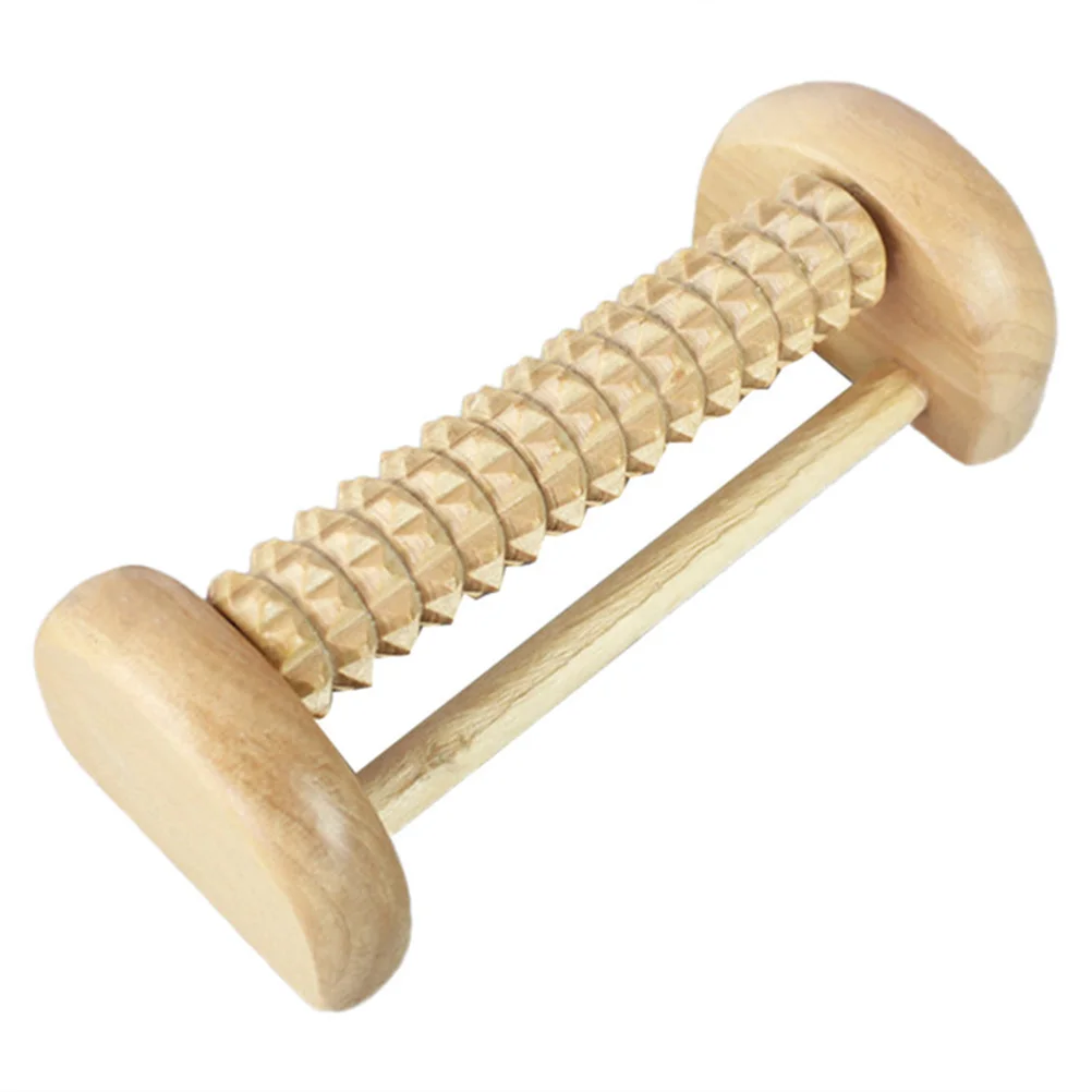 

Food Acupressure Roller Wood Massager Relaxation Pedicure Tool foot massager foot heel roller