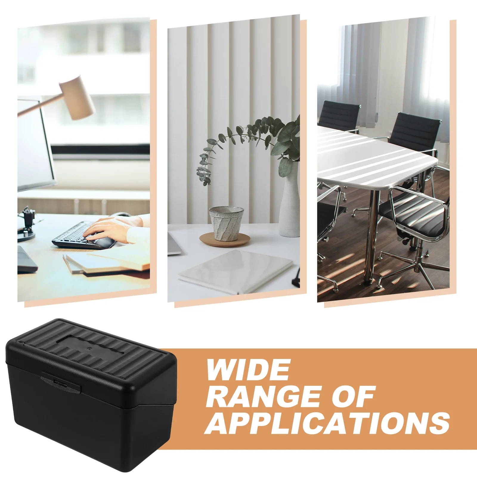 Storage Rack Sign Card Box Cards Bank Organiser Abs Display Stand Business Holder