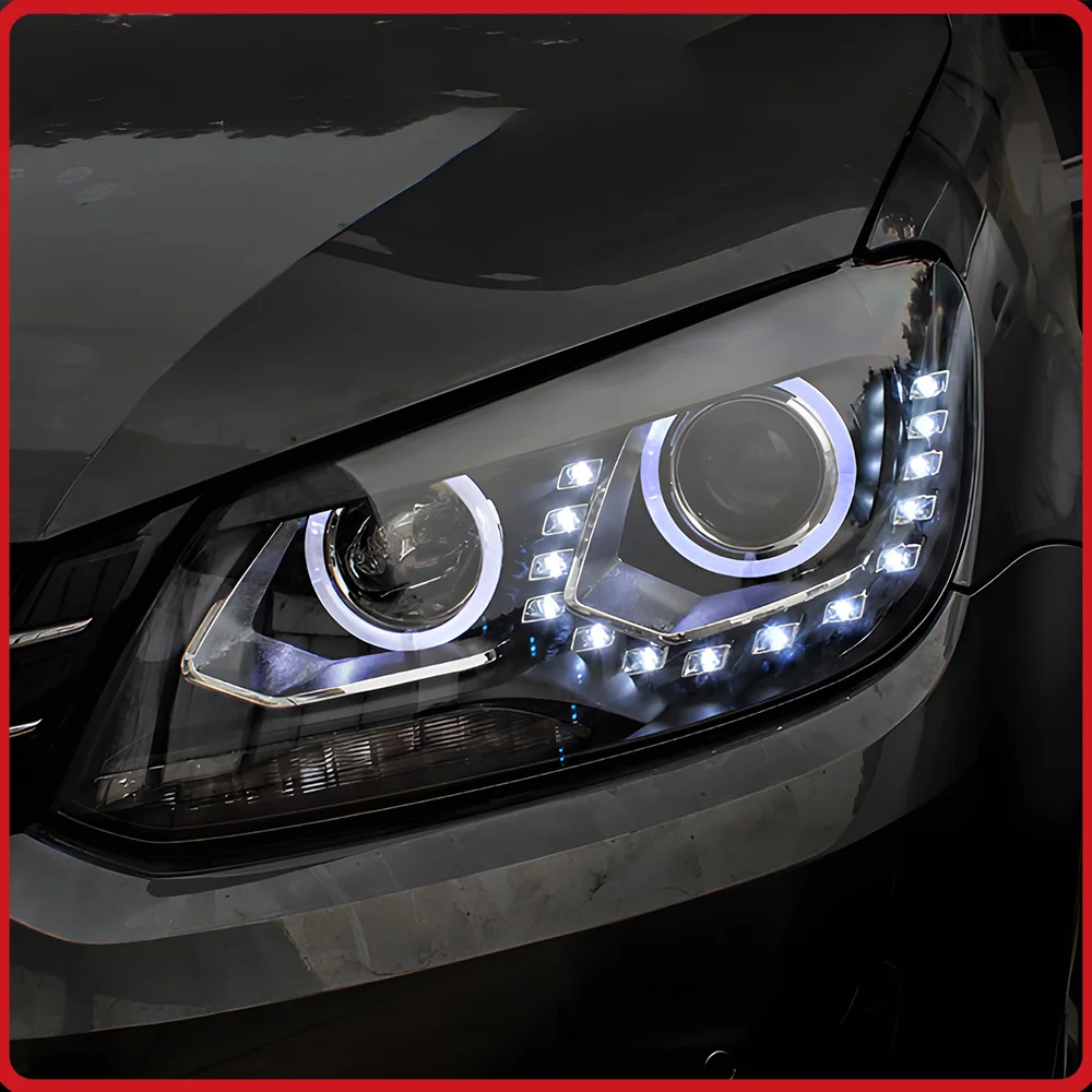 

For VW Touran 1T 2011-2015 Headlights Assembly Upgrade LED Lens Flashing Turn Signal Light Plug and Play High Quality discount