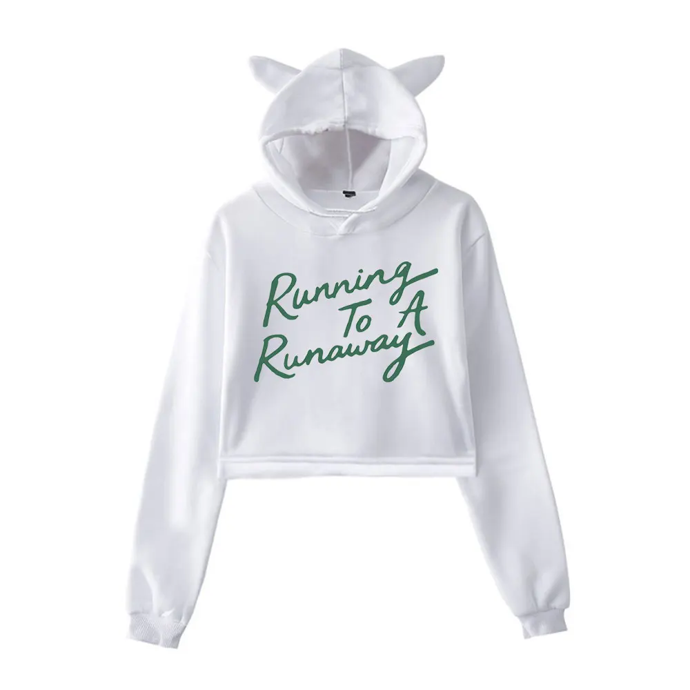 

Женская толстовка с капюшоном Phil Wickham Running To A Runaway, повседневная модная укороченная толстовка с длинными рукавами