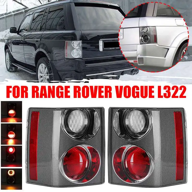 Pair Rear Left Right Car Tail Light Assembly Brake Lamp Lighting White Red For Range Rover Vogue L322 2002-2009 Car Accessories