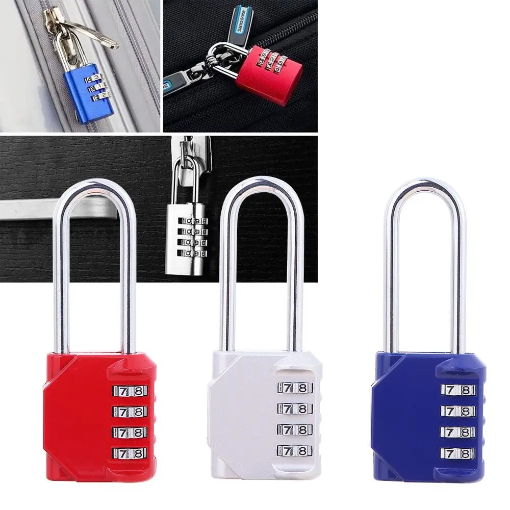 

4 Digit Alloy For Luggage Password Code Combination Drawer Smart Lock Password Lock Padlock Number Locks