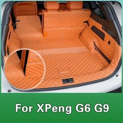 Xpeng G9 G6 2024 맞춤형 자동차 트렁크 매트, 자동차 방수 카고 라이너, 자동차 액세서리, 완전히 둘러싸인 오리지널 공장