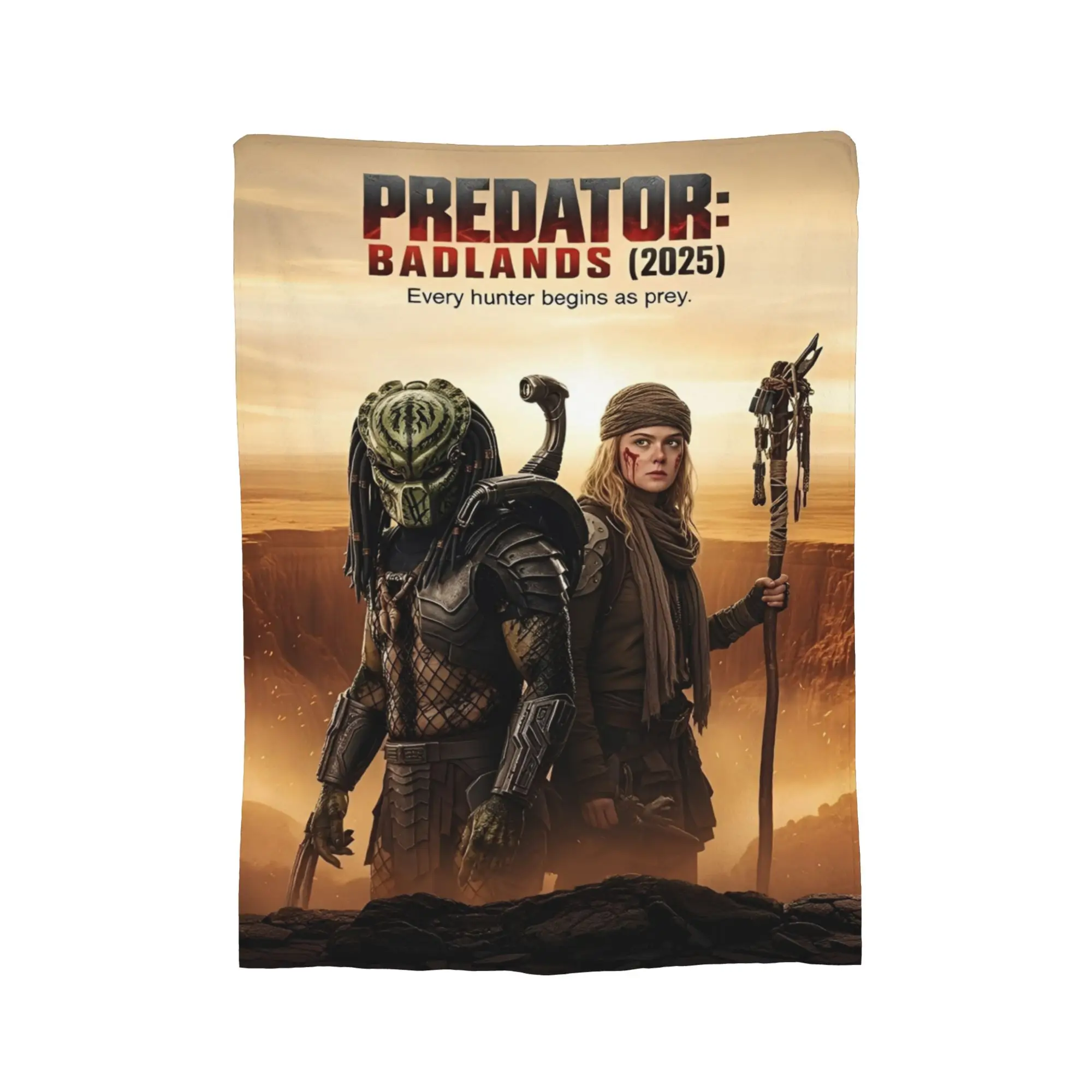 New Predator: بطانيات Badlands الناعمة المصنوعة من الصوف المرجاني، بطانيات مريحة قابلة للغسل في الغسالة