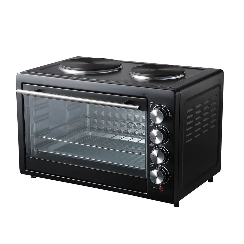 

For 48L 1600W Big Capacity Double Stove Portable Electric Toaster Baking Oven