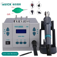 Original QUICK 861DW Heat Gun Lead-free Hot Air Welding Station 110V/220V 1000W Hairdryer Soldering Hot Air Rework Station