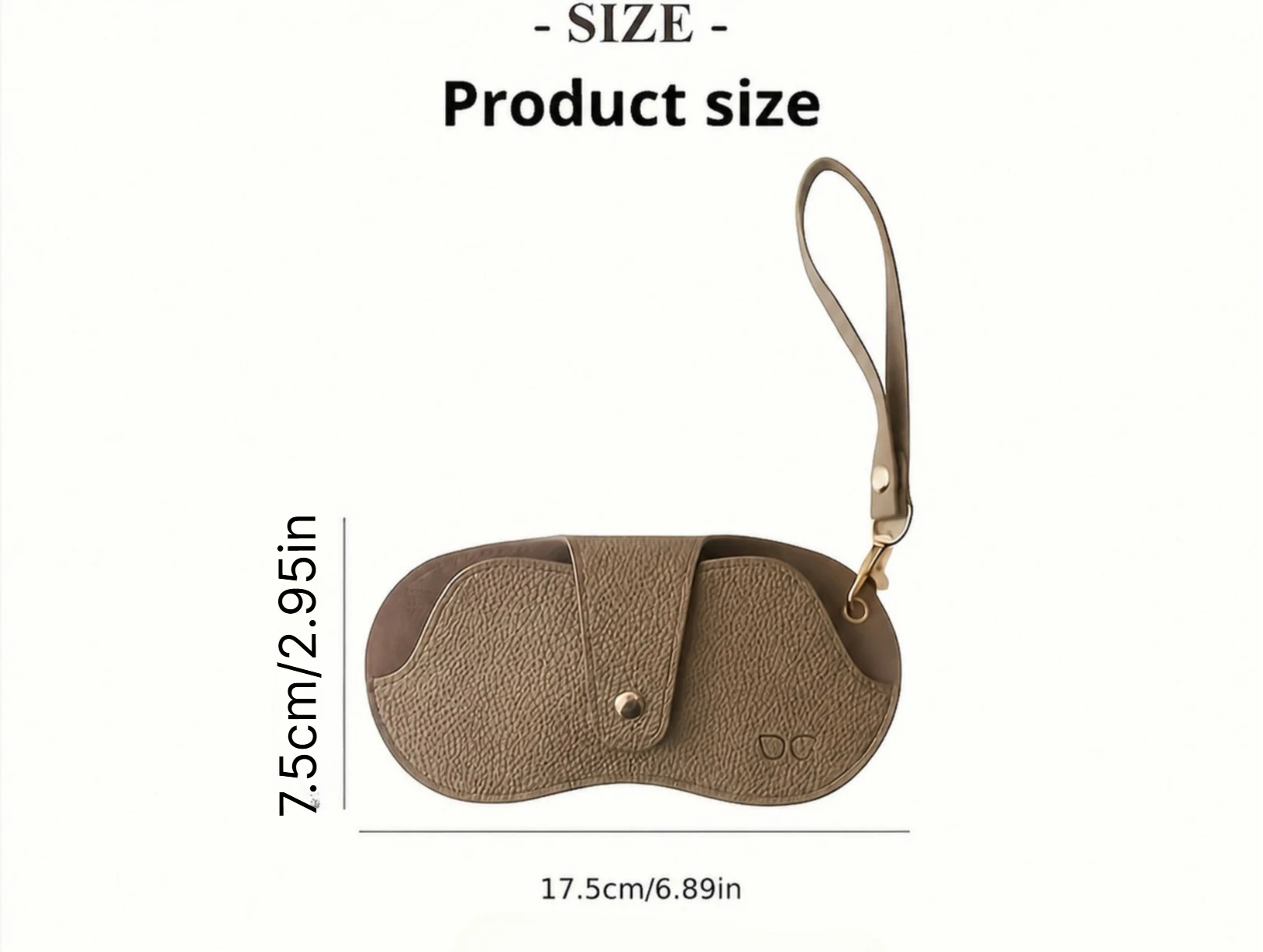 1pc Portable Detachable Glasses Case, 3 Colors Available, Durable Hard Shell for Daily Eyeglass Storage
