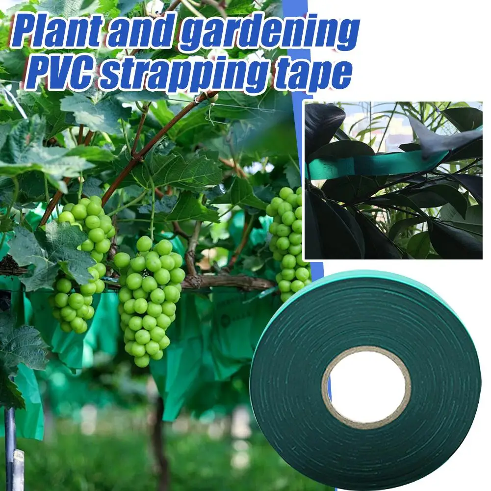 Green PVC Garden Ties Plant Training Straps For Trees Vineyards  Horticulture Reusable Plant Ties For Branches, Stems& Gardening