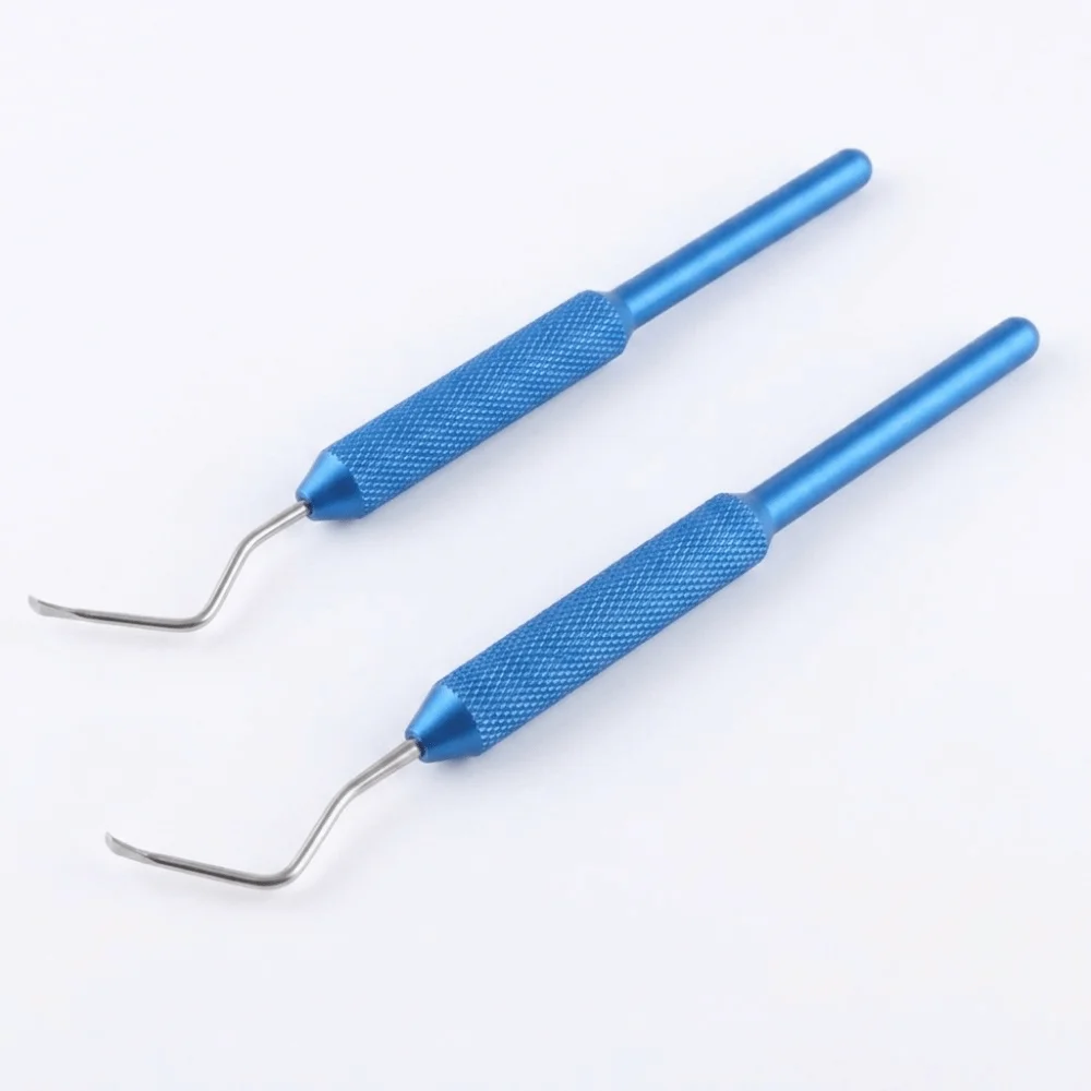 2pcs Stainless Steel Needle Bee Grafting Tool Non-Slip Grip Shift Pin Design Larva Moving Tool Bee Rearing Equipment