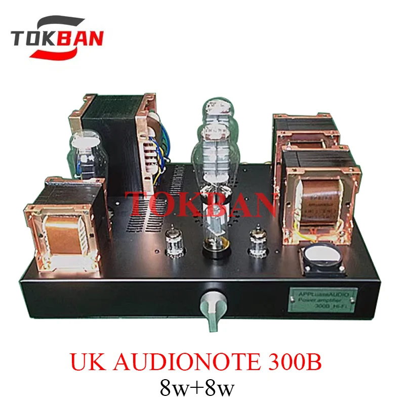 Tokban Replica UK Audio Note 300B Amplificatore valvolare Kit fai da te 8w * 2 Ad alta potenza Single-Ended Classe A Amplificatore HIFI Audio