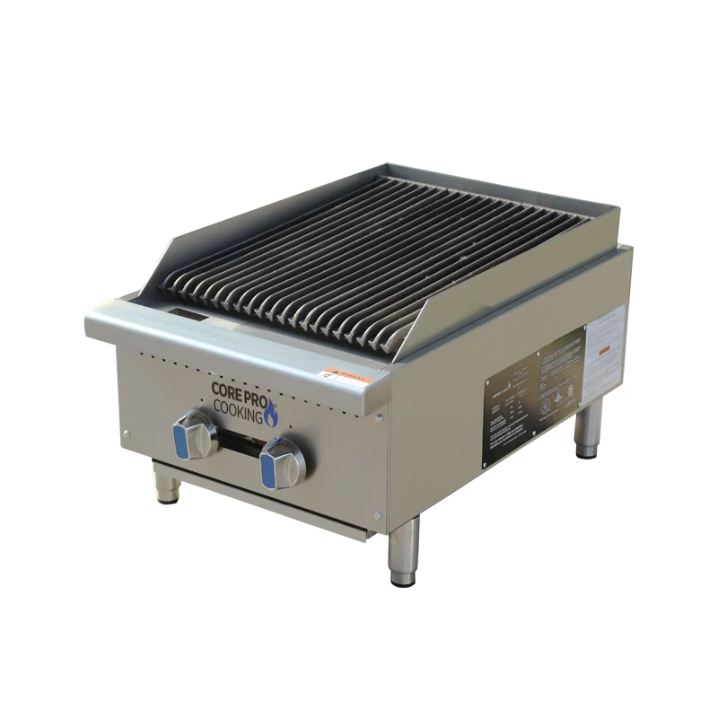 

12 Inch Radiant Charbroiler Commercial Grill Heavy Countertop Broiler Grill