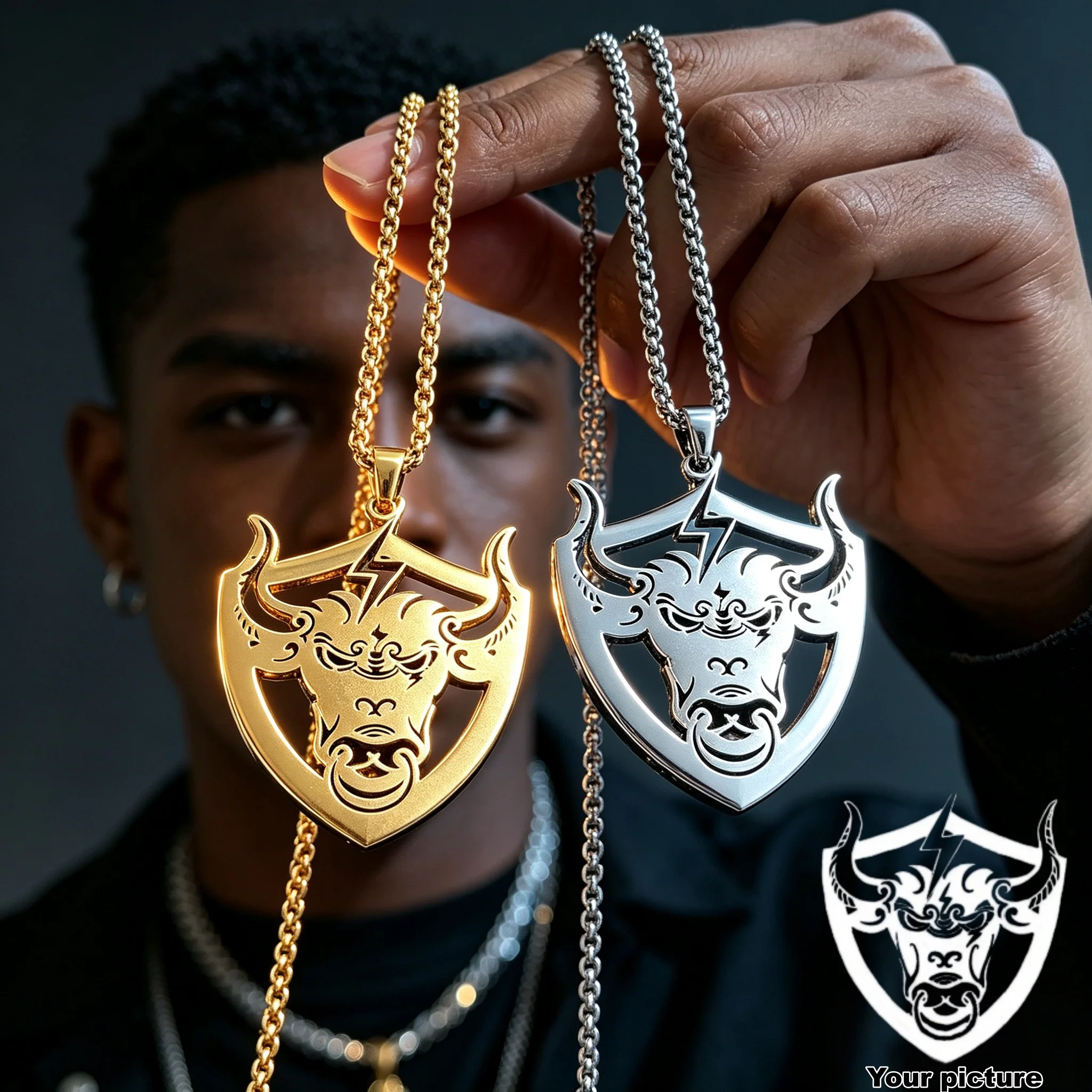 Collier avec pendentif personnalisé, style hip-hop, punk, en acier inoxydable, plaque nominative, pour homme, cadeau d'anniversaire