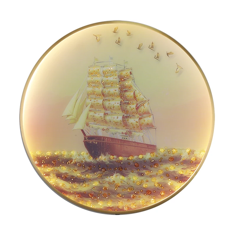 ULANI Wall Light Modern Boat Fish Figure LED Sconces Round Lamp Creative For Home Bedroom