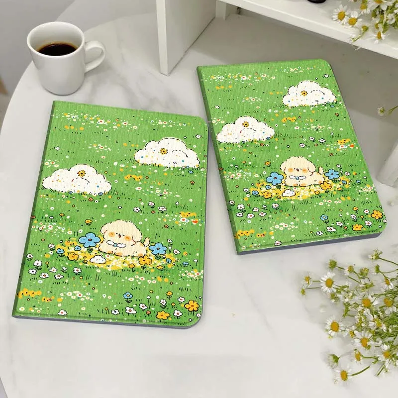 

Cartoon Puppy Cloud Grass For Honor MediaPad MatePad 6 7 X8 M5 M6 V6 V7 T5 T10 T10s 10 11 SE C5e X8a Pro Lite Tablet Case