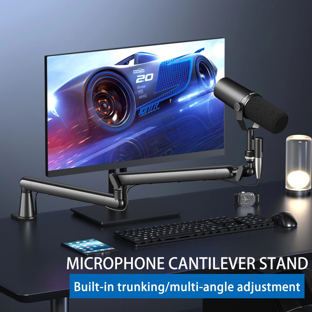 Microphone Arm,AK-55 Desk Low  - Desk Setup Blue ulasan dan harga