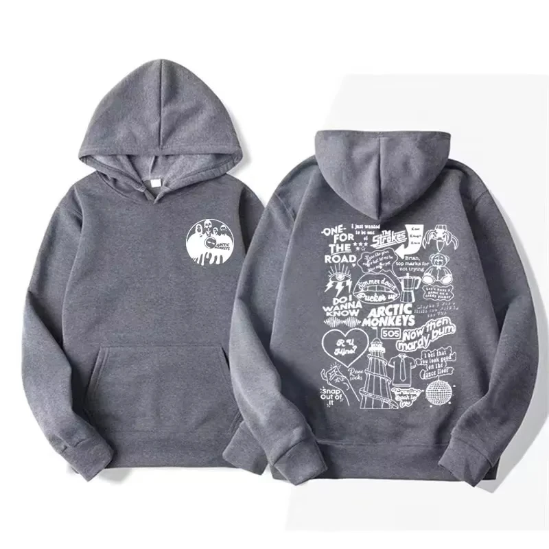 ロックバンド アークティック モンキーズ AM 北米ツアー 2024 パーカー男性女性服ファッションヒップホップ特大スウェットストリートウェア