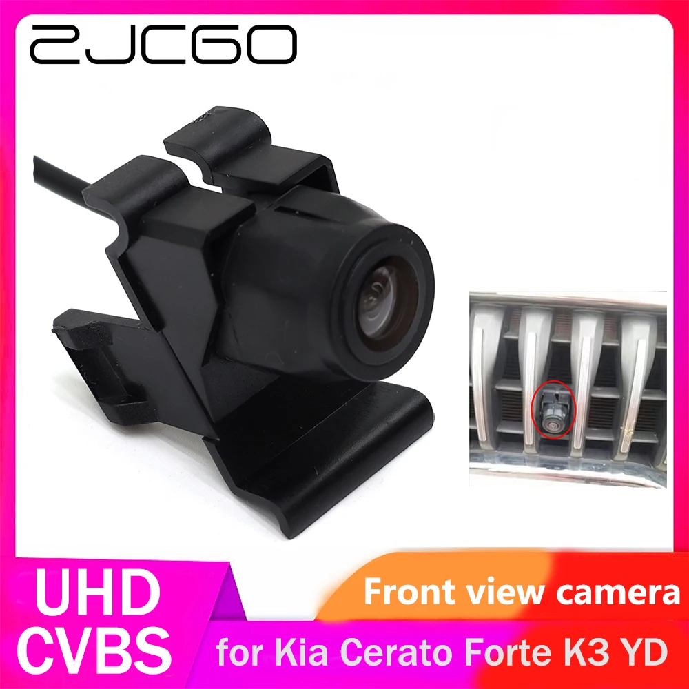 

ZJCGO CVBS RCA 170° Car LOGO Parking Front View Camera for Kia Cerato Forte K3 YD 2012 2013 2014 2015 2016