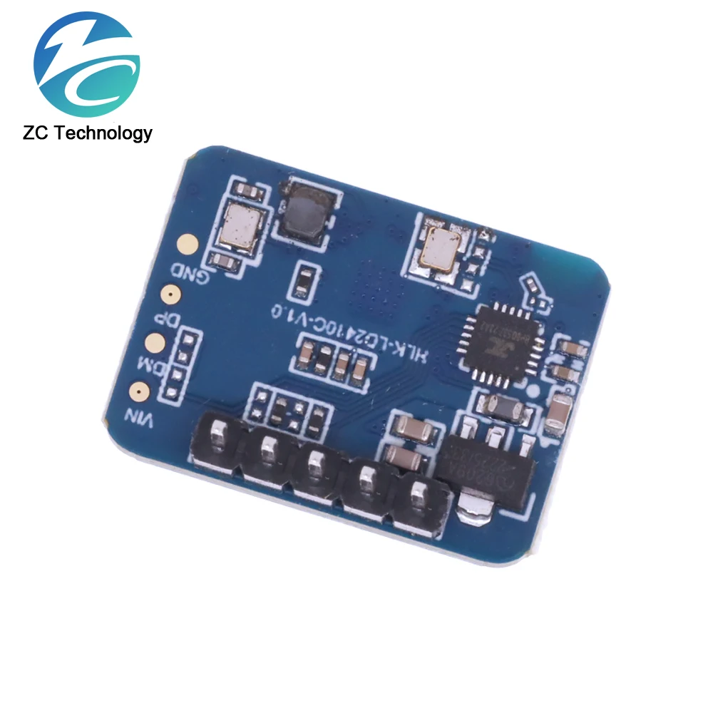 LD2410C 24GHz 인체 감지 센서 HLK-LD2410C 24G 밀리미터파 레이더 센서 모듈 비접촉 심박동 모션 감지