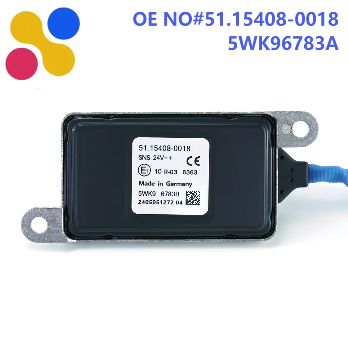 

5WK96783B 5WK96783A 51154080018 51154080011 Nox sensor 24V Nitrogen Nox Oxygen Sensor For MAN Truck TGX TGS TGL TGM Euro6 Truck