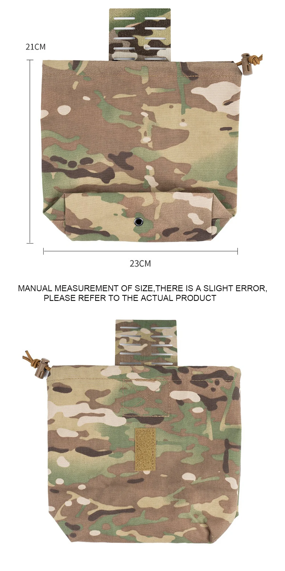 Taktische MINI-Recyclingtasche, Molle-Magazintasche, Magazinhalter, Outdoor-Paintball-Utility-Rückgewinnungstasche, Jagd-Magazintasche, Zubehör – Detail 5