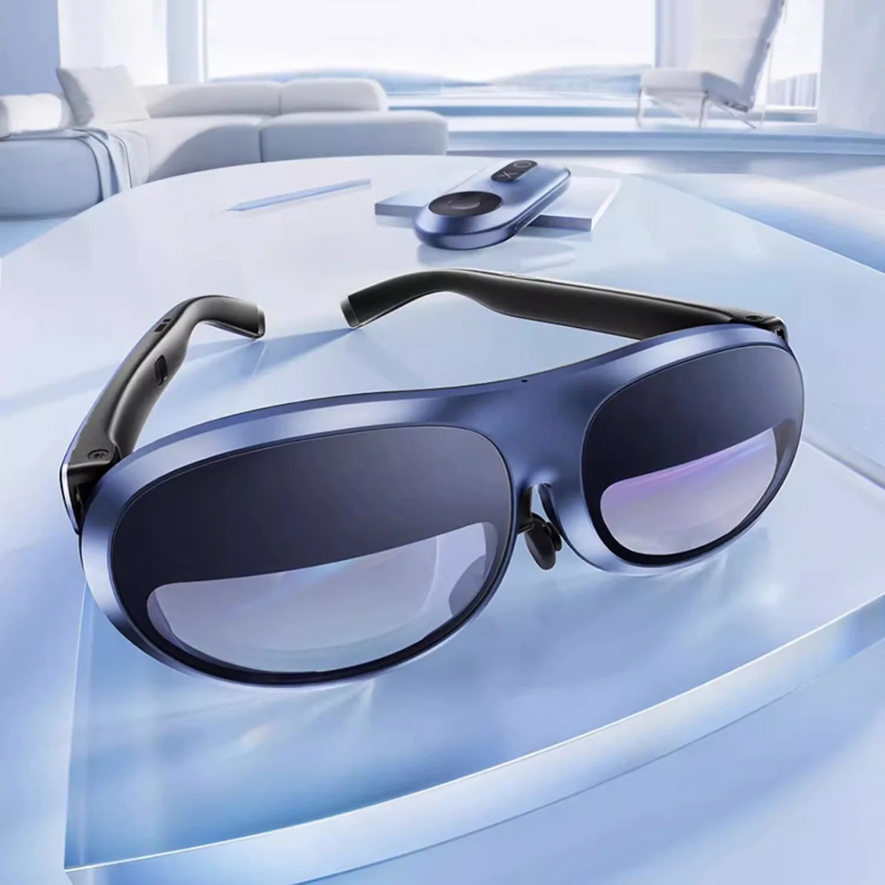 

High Quality Custom Electric Smart Portable AR Glasses New Design 3D Game Viewing Equipment Smart Wearable Headset