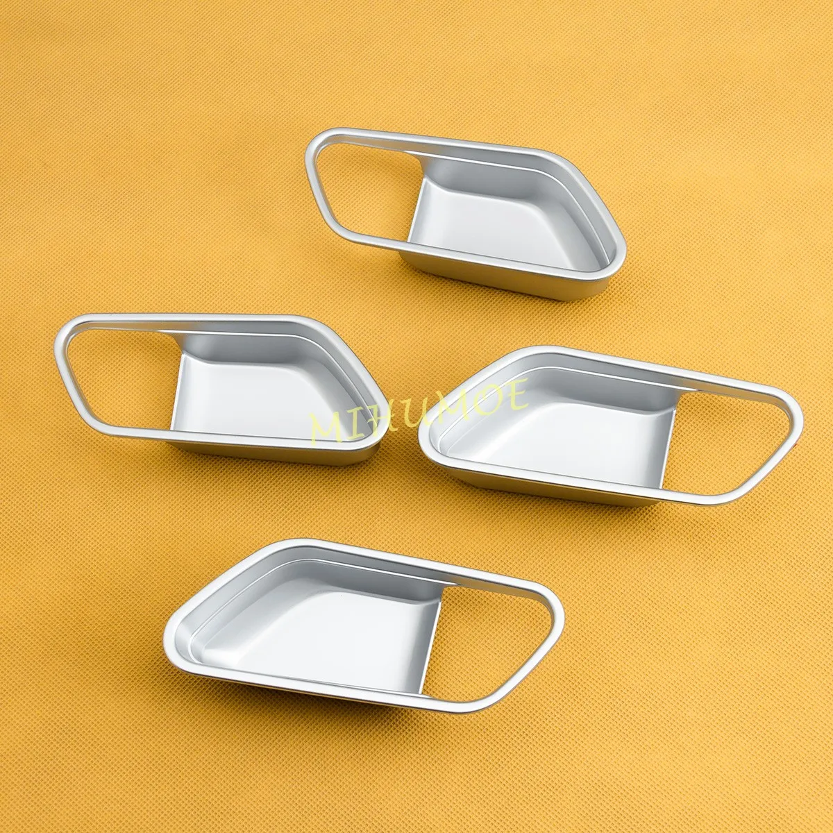 ماتي كروم مقبض الباب الداخلي للسيارة غطاء محيطي الكسوة ل 2025-2026 نيسان ركلات #2