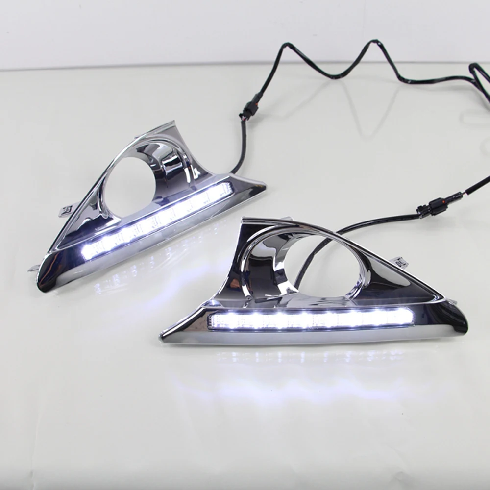 LED DRL Fog Lamp for Toyota Camry 2012-2014 / Aurion 2012 2013 2014 2015 2016 2017 2018 19 Daytime Running Light W/ Turn Signal view 5