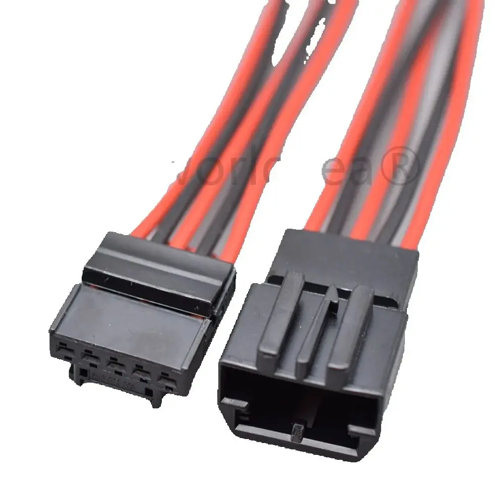 worldgolden 5 Ways Auto Parts 5G0972715 5K0972705 Automobile Taillight Wire Cable Socket For VW Audi Auto Electrical Connector