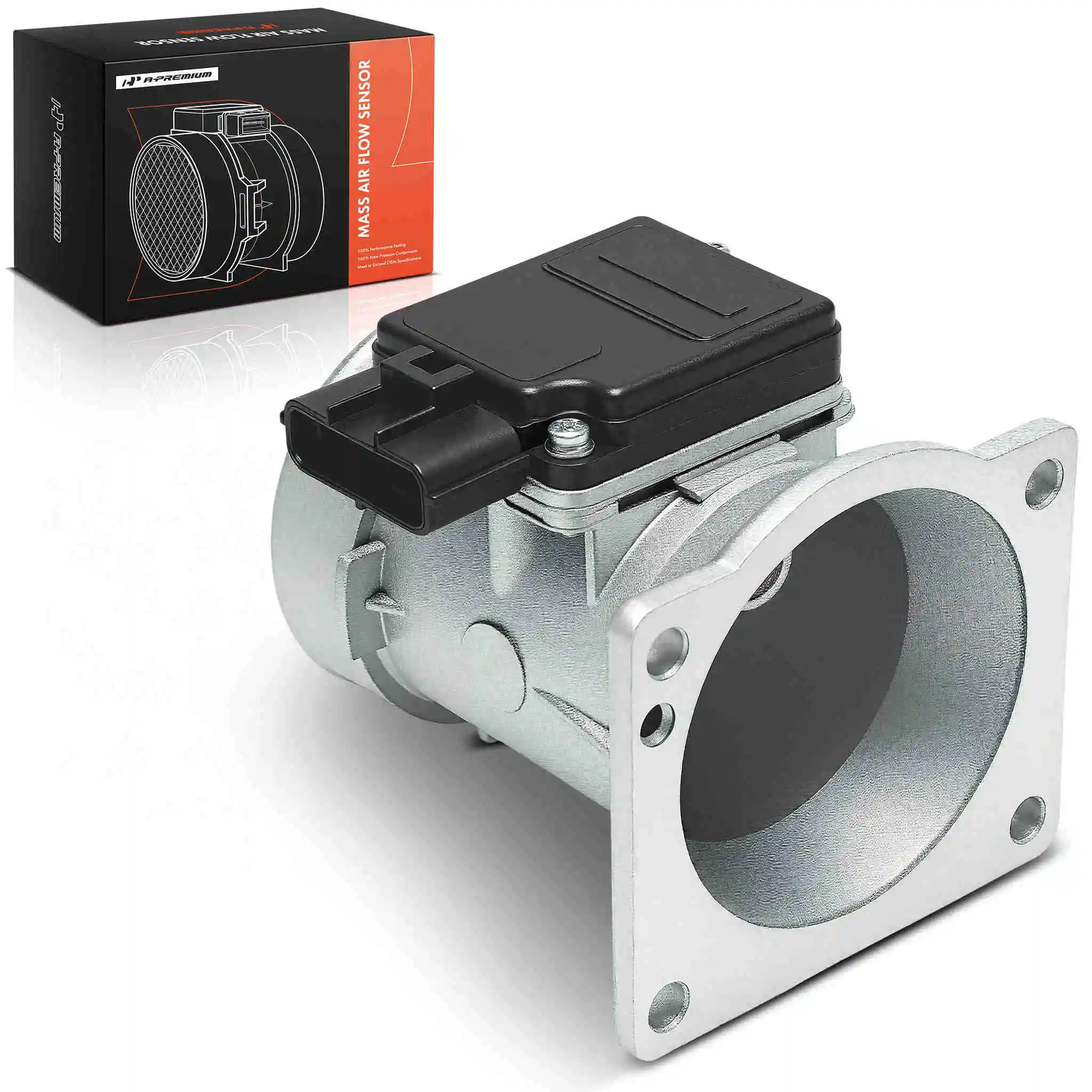 A-Premium Mass Air Flow Sensor (MAF) for Ford F-100 Ranger 1998-2000 Taurus 1996-1999 Ranger 1995-2001 Sable Mazda 626 1998-2002