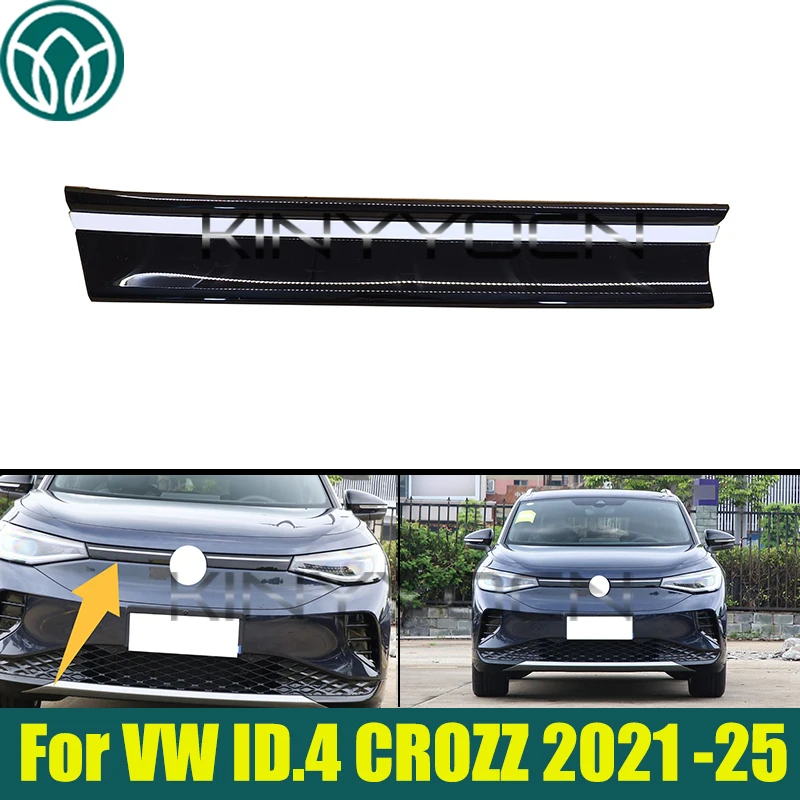 

Car Front Bumper Grille Light Trim For VW ID.4 CROZZ 2021 2022 2023 2024 2025 Bumper Grille Cover Trim 11G941653 11G941654