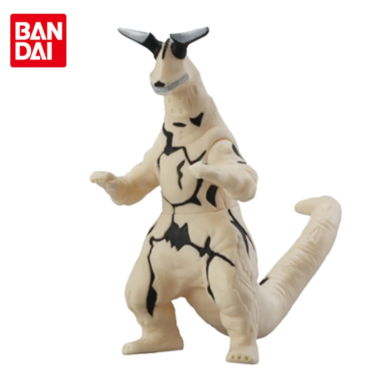 Bandai Original Ultraman Taiga Eleking Monsters 500 Soft Rubber Series Dolls Anime Action Figures Toys for Boys Girls Kids Gift